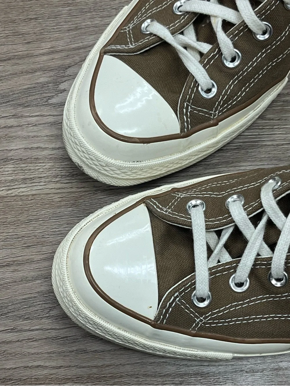 Converse High Top Sneakers - Brown with Cream Accents